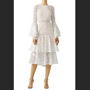 Alexis - Luxe White Lace Dress